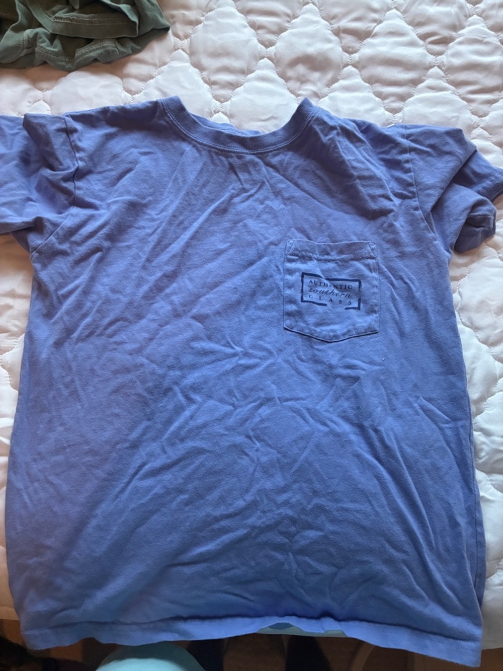 Southern Marsh Light Blue Short Sleeve Pocket Tee